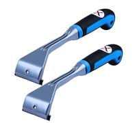 Heavy Duty Carbide Paint Scraper Set with 50mm Double Edged Tungsten Carbide Blades Soft Grip Handle Wood Scraper Tool for Paint Glue Grout Varnish Removal Replacement for Bahco 650 Pack of 2