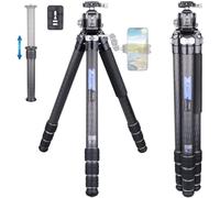 Heavy Duty Carbon Fiber Tripod CS902C with 52mm Arca Ball Low Profile Tripod Head Compact Lightweight Travel Camera Stand for DSLR Digital Camcorder Max Load 88.2lbs/40kg