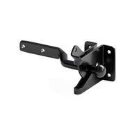 Heavy Duty Carbon Steel Door Bolt Latch - 4.5 Inch Anti-Rust Surface Sliding Bolt for Shed, Gate, Garden & Internal Doors. Easy to Fit with Pre-Drilled Holes.