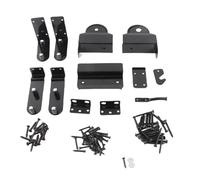 Heavy Duty Carbon Steel Sliding Gate Hardware Kit, Ball Bearing Roller Gate Accessories, Stable Secure Sliding Gate System for Residential Commercial Use