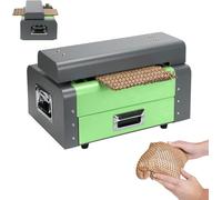 Heavy Duty Cardboard Shredder Machine for Express Packaging, 325mm Automatic Carton Cutter with Rotary Switch, 3m/min Shredding Speed