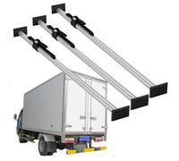 Heavy-Duty Cargo Bar Set - Adjustable Ratcheting Load Lock for Vans, Trailers & Trucks - 3-Pack Metal Stabilizers & Restraints for Secure Transport