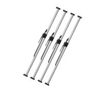 Heavy Duty Cargo Bars, Adjustable Telescopic Support Pole, 880 Lbs Capacity with Foot Pads, for Full Sized Trucks and Trunks, 1524-1904mm, 3 Pieces