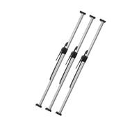 Heavy Duty Cargo Bars, Adjustable Telescopic Support Pole, 880 Lbs Capacity with Foot Pads, for Full Sized Trucks and Trunks, 1524-1904mm, 3 Pieces