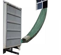 Heavy-Duty Cargo Handling Chute, Tear-Resistant Tarpaulin for Unloading High-Rise Buildings and Warehouses, Temporary Construction Solution
