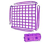 Heavy-Duty Cargo Lifting Net - 2x2m Flat Webbing Safety Straps, Tear-Resistant Truck Cargo Net, Climbing & Stair Safety Hoisting Tools, Customizable for Secure Handling