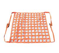 Heavy Duty Cargo Lifting Net with Straps - Flat Polyester Sling Hoisting Net for Load Capacity 3000kg - Ideal for Construction, Warehouse, Industry, Port, and Factory