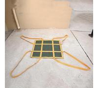 Heavy Duty Cargo Lifting Pad Net - Durable Canvas Lifting Net for Construction, Rigging, and Towing(80x80cm)