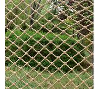 Heavy Duty Cargo Net for Climbing Frame, Pet Safety, Hemp Rope Net for Balcony, Stairs, and Backyard Playground Decoration,