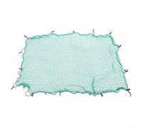 Heavy-Duty Cargo Net for Pickup Truck Bed,Trailer SUVAnti-Fall Elastic Securing Mesh Cover,1.5 x 2 m,Polyethylene with 15 Hooks and Stretch(1.5×1.5m)