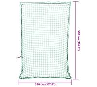 Heavy Duty Cargo Net Pickup Truck Bed Trailer Safety Mesh Container Load Cover