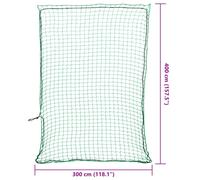 Heavy Duty Cargo Net Pickup Truck Bed Trailer Safety Mesh Container Load Cover