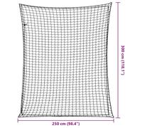 Heavy Duty Cargo Net Pickup Truck Bed Trailer Safety Mesh Container Load Cover