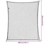 Heavy Duty Cargo Net Pickup Truck Bed Trailer Safety Mesh Container Load Cover