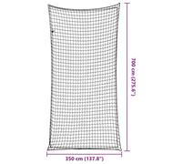 Heavy Duty Cargo Net Pickup Truck Bed Trailer Safety Mesh Container Load Cover