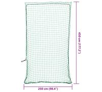 Heavy Duty Cargo Net Pickup Truck Bed Trailer Safety Mesh Container Load Cover