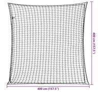 Heavy Duty Cargo Net Pickup Truck Bed Trailer Safety Mesh Container Load Cover