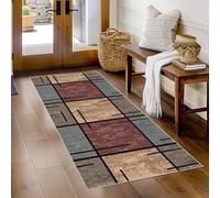 Heavy Duty Carpet Runners for Hallway, Non Slip Hallway Kitchen Runners Rugs for Tiles, Wood, Hard Floors- Washable Hall Runner mat Kitchen Rugs For Corridor, Stairs Entryway, Bathroom 110 x 280 cm