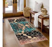 Heavy Duty Carpet Runners for Hallway, Non Slip Hallway Kitchen Runners Rugs for Tiles, Wood, Hard Floors- Washable Hall Runner mat Kitchen Rugs For Corridor, Stairs Entryway, Bathroom 110 x 280 cm