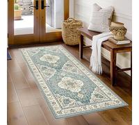 Heavy Duty Carpet Runners for Hallway, Non Slip Hallway Kitchen Runners Rugs for Tiles, Wood, Hard Floors- Washable Hall Runner mat Kitchen Rugs For Corridor, Stairs Entryway, Bathroom 110 x 280 cm