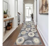 Heavy Duty Carpet Runners for Hallway Non Slip - Kitchen Runners Rugs Washable Hall Runner mat - Carpet Stair Runner Rugs Area Rug For Corridor, Stairs Entryway, Kitchen, Bathroom 110 x 280 cm