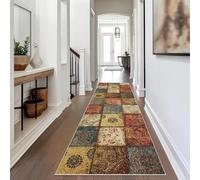 Heavy Duty Carpet Runners for Hallway Non Slip - Kitchen Runners Rugs Washable Hall Runner mat - Carpet Stair Runner Rugs Area Rug For Corridor, Stairs Entryway, Kitchen, Bathroom 110 x 280 cm