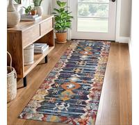 Heavy Duty Carpet Runners for Hallway- Non Slip Rubber Backed Hallway Kitchen Runners Rugs for Tiles,Wood, Hard Floors- Washable 40 x 250 cm Rugs For Corridor, Stairs Entryway, Kitchen, Bathroom