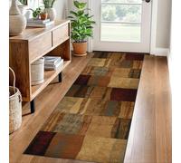 Heavy Duty Carpet Runners for Hallway- Non Slip Rubber Backed Hallway Kitchen Runners Rugs for Tiles,Wood, Hard Floors- Washable 90 x 250 cm Rugs For Corridor, Stairs Entryway, Kitchen, Bathroom