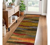 Heavy Duty Carpet Runners for Hallway- Non Slip Rubber Backed Hallway Kitchen Runners Rugs for Tiles,Wood, Hard Floors- Washable 70 x 300 cm Rugs For Corridor, Stairs Entryway, Kitchen, Bathroom