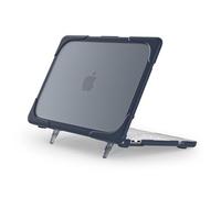 Heavy Duty Case for Apple 2026 MacBook Neo 13-inch Laptop Shockproof Hard Shell Matte Translucent Anti-Fingerprint Protective Cover with TPU-Covered Edge (Dark Blue)