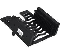 Heavy Duty Cast Iron Boot Jack Mud Dirt Scraper for Farms Gardens (Black)