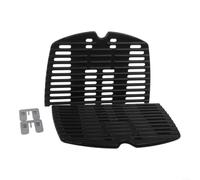 Heavy Duty Cast Iron Grate Pair for Weber Q100