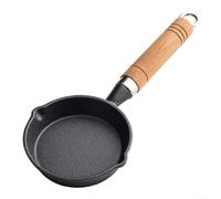Heavy Duty Cast Iron Grilling Pan for Steak and Breakfast, Natural Nonstick Properties When Seasoned (11 * 3cm)