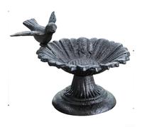 Heavy Duty Cast Iron Peacock Bird Feeder, Vintage Wild Bird Food