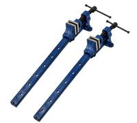 Heavy Duty Cast Iron T-Bar Sash Clamps, Pack of 2, 36in 900mm Adjustable Woodworking Clamps for Joinery, Furniture Assembly & Workshop Use
