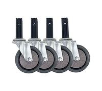 Heavy Duty Casters4" Trolley Wheels (100mm) with BrakesOperation 1200 lbs Capacity Ideal for Food Carts and Heavy Equipment Durable and Reliable.
