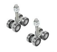 Heavy Duty Castor Wheels 400kg Rust-Resistant Moving Dolly for Beam Trolleys Construction Site Logistics(2pcs)