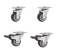 Heavy Duty Castor Wheels for Cart 360° Swivel Workbench Casters with BuiltIn Bearings Thickened Bottom Plate for Smooth & Quiet Rolling Universal Fit Durable & Sturdy