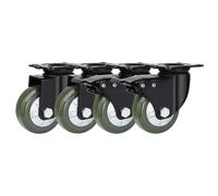Heavy Duty Castor Wheelsof 475mm 100mm 125mm 150mm Solid Rubber Fixed & Swivel with Brake Double Ball Bearing Replacement for Trolleys & Furniture.