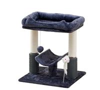 Heavy Duty Cat Trees, Plush Multi Level Pussy House Condos, Puss Condo Furniture with Wide Base, Modern Tom Tree Tower for Indoor Kitty Kittens