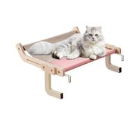 Heavy Duty Cat Window Perch, Space-Saving Cat Perch Seat for Indoor Use, Perfect for Window Sills and Bedside, Comfortable Cat Bed for Cats to Lounge and Enjoy the View