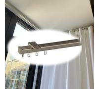 Heavy Duty Ceiling Curtain Rods & Guide Rail System - Stylish Room Divider for Home & Office Easy Installation Durable Versatile Decor Solution