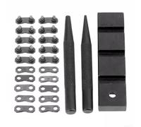 Heavy-Duty Chain Breaker Kit For Professional Chainsaws 38 Pitch Wide Connector Robust Metal 13PCS Includes Riveting Needle Broken Chain Tool Master Link Straps Fits MS380 MS381 for MS