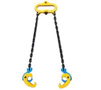 Heavy Duty Chain Hoist - 0.5-1 Ton Capacity, Plastic Bucket Clamp for Barrel Lifting, Ideal for Oil Drum Handling, Industrial Use