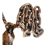 Heavy Duty Chain Leashes For Large Dogs - Waterproof Dog | Shock Absorbing Puppy Harness | 2m/6.56 Feet Long Dog Training, Ideal For Outdoor Activities, Perfect For Training And Walking La