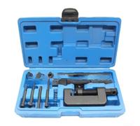 Heavy Duty Chain Press Tool Made From Carbon Steel For Car Motorcycle Cycle With Thirteen Piece Pin Set In Compact Red Storage Box Case(Blue box)