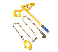 Heavy Duty Chain Strainer, Farm Agriculture Pasture Fence Chain Wire Tensioner Strainer, Fencing Repair Wire Pulling Tool with 1.2m Chain, Robust Carbon Steel Chain Tensioning Tool Kit