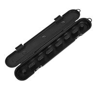Heavy Duty Chainsaw Chain Storage Box Blade Chains Locker Holder Case Organizer (Black)