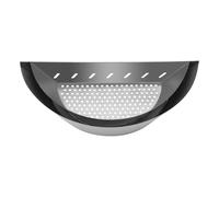 Heavy-Duty Charcoal Basket - Rust-Resistant Stainless Steel, Semicircular Design with Ventilation Holes, Water Tray for Moist & Smoky Meat - Ideal for Kamado & Kettle Grills