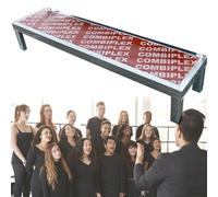 Heavy Duty Choral Steps, Commercial Grade Performance Staircase, 1-Tier Standing Platform for Speeches & Awards